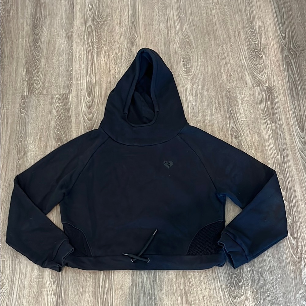 Casual Black Hoodie
